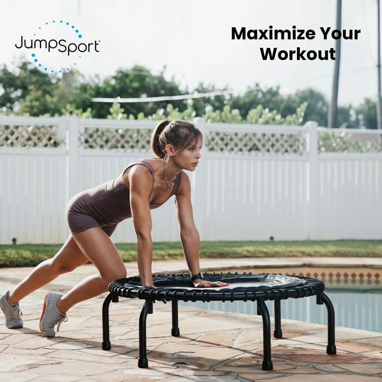 Free Shipping! JumpSport 350f PRO Fitness Trampoline with Bungee