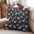 thumbnail image 3 of Happy Halloween Pumpkin Throw Pillow Cases Halloween Pillow Cover Sofa Bed Throw Cushion Cover for Living Room Decor,18x18 Inch (2Pcs), 3 of 6