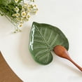 thumbnail image 6 of Ceramic Spoon Rest for Stove Top, Clearance, Leaf Spoon Rest for Kitchen Counter, Utensil Spoon Holder for Cooking, Modern Farmhouse Kitchen Decor, 6 of 8