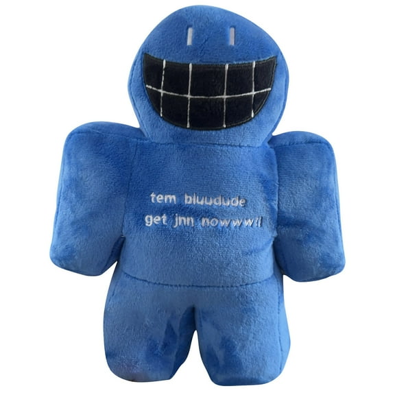 9.8-Inch New Forsaken Bluudud Collectible Plush Toy - Tem Bluudude Join Get Jnn Nowww!! Soft Cute Stuffed Dolls Inspired from Forsaken Video Game