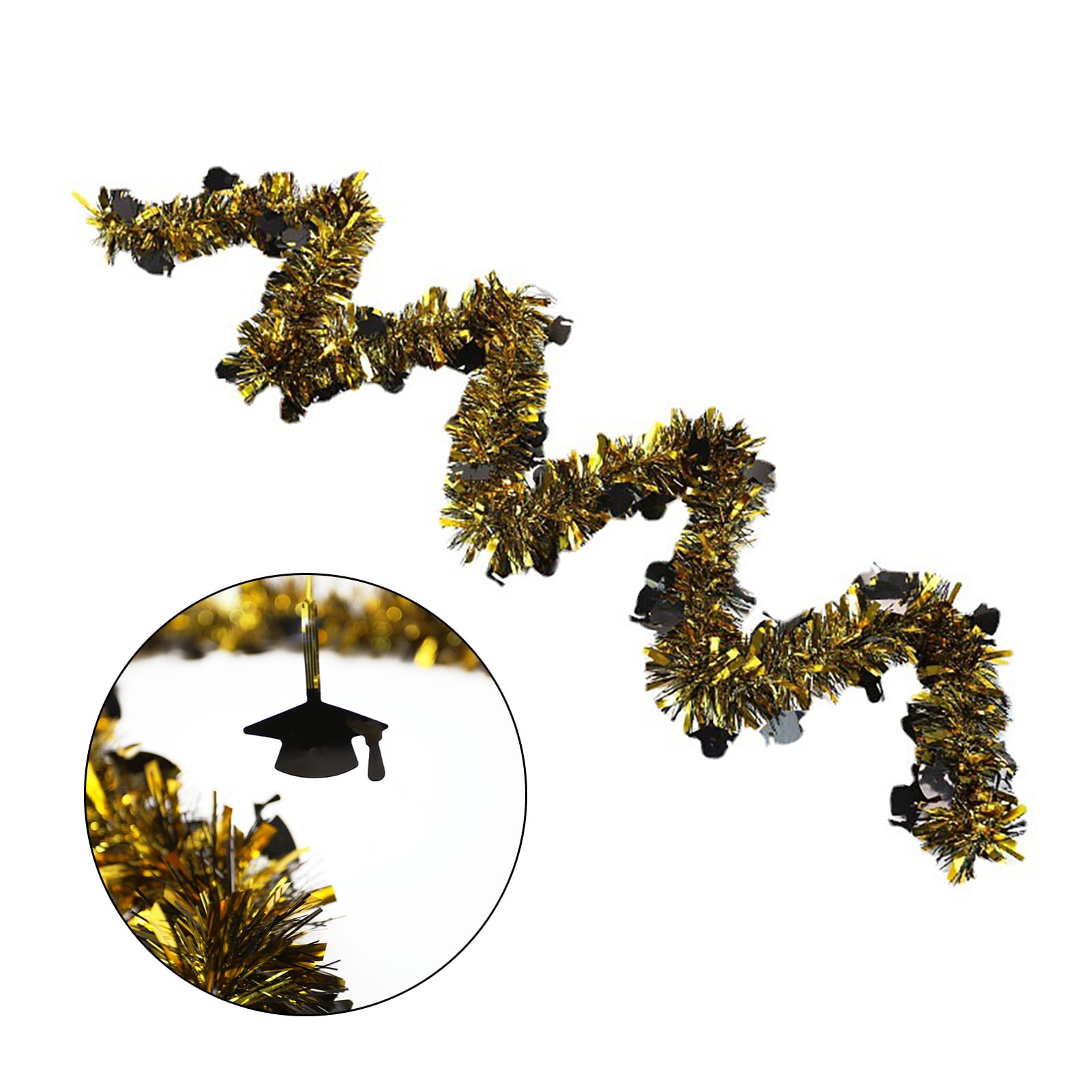 Travelwant 4Strings Graduations Tinsel Garland 2022 Graduation Cap Wire
