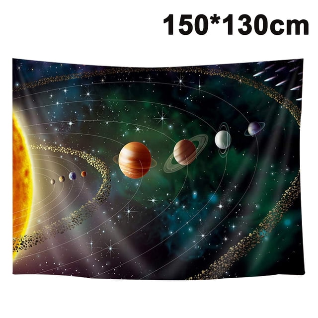 Tapiz de galaxia Tapiz de cielo estrellado Tapiz de espacio del universo Tapiz psicodélico para colgar en la pared Tapiz de pared de estrellas de nebulosa misteriosa para sala de estar Dormitorio Xemadio 2034802-3