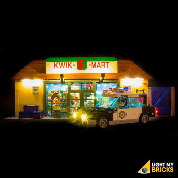 Lighting Kit for KWIK-E-MART 71016 (Building Set Not Included) by Light My Bricks