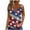 Multicolor#7, variant on Spring Tops for Women GaThRRgYP Women's Sleeveless Tank Top,2025 Women's Spring and Summer New Tank Eyelet Embroidery Neck Fashion Independence Day Print Casual Fashion Top Blouse Multicolor XL