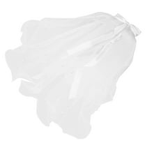 Wedding Veil Bridal Double Layer Children's White Bride