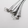 thumbnail image 3 of Alambre de pesca Wosthever 10 Uds. de acero inoxidable líder giratorio antimordidas trenzado Negro 28 cm, 3 of 6