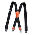 thumbnail image 2 of Langgg Suspender for Men ElasticStrong Clips 3.8cm Type Adjustable X Braces Wide, 2 of 6