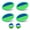 Blue Green, variant on Stcellnmex 4 Paddles 2 Balls Nylon Toss and Catch Ball Set Pink Green Light Blue Multipurpose Outdoor Sports Accessories for Beach Backyard Adult Activities