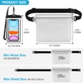 thumbnail image 3 of Livhil Waterproof Dry Bag Set, 2 Waterproof Fanny Packs and 2 Waterproof Phone Cases, 3 of 8