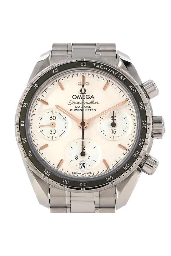 Pre-Owned Omega Speedmaster 38 324.30.38.50.02.001 Stainless Steel Automatic Watch