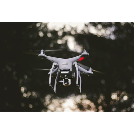 Canvas Print Photography Camera Blur Hd Drone Bokeh Helicopter Stretched Canvas 10 x
