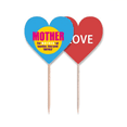 thumbnail image 1 of Mother Love Word Spelling Toothpick Flag LOVE Heart Lable Cupcake Pick, 1 of 4