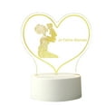 thumbnail image 2 of Decoración del hogar, decoración de habitaciones, decoración de paredes, regalo del Día de la Madre - Luz LED acrílica 3D de saludo del Día de la Madre, luz de ambiente de regalo de saludo acrílico de, 2 of 6