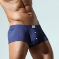 thumbnail image 5 of YAYUBA Men's Retro Shorts Boxer Shorts Low-Rise Lingerie Soft Viscose - Boxer Shorts for Men, 5 of 7