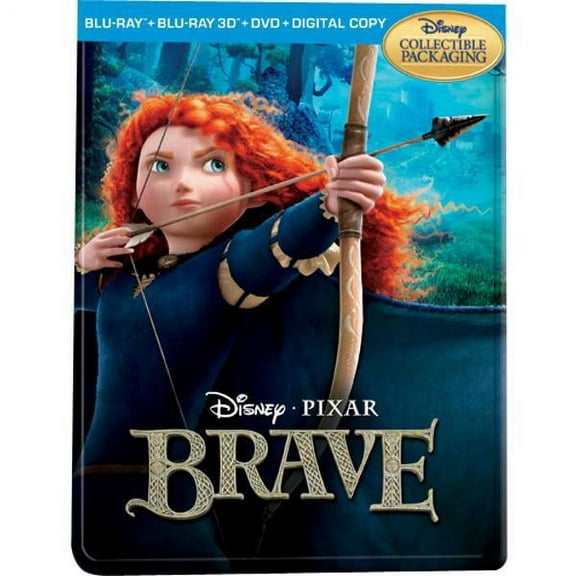 Disney Pixar's Brave - Limited Edition SteelBook [3D   2D Blu-ray   DVD   Digital]