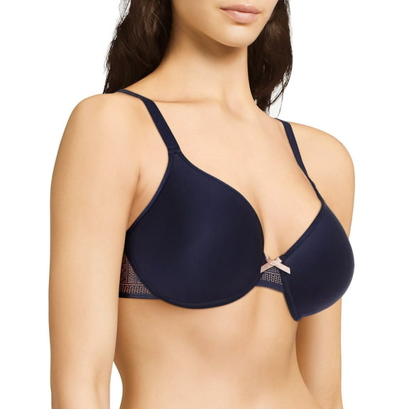 Chantelle Decorative Mesh Band Plunge Bra, Sapphire, Size 34F