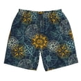 thumbnail image 5 of Goofa Vintage Compass Printed Mens Swim Trunks Summer Quick Dry Short Beach Swimwear Bathing Suits-3X-Large, 5 of 9