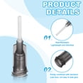 thumbnail image 3 of 20 Pcs Agujas de Dispensación de Plástico 23G con Luer Lock, Punta Romo Resistente al Calor, 3 of 6