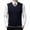 Navy, variant on Mens Sweater Vests V-Neck Sleeveless Knit Pullover Casual Argyle Bottomed Plaid Knitwear Sweater Vest Tank Top with Ribbed Edge