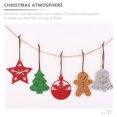 thumbnail image 6 of LOLIPPYY 10Pcs Xmas Tree Hanging Ornaments Foams Style Assorted Colors for Christmas Party Decoration, 6 of 6