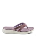 thumbnail image 2 of Flexus Women's ASHINE Crystal Toe Post Platform Sandals Purple EU 40 / US 9, 2 of 5