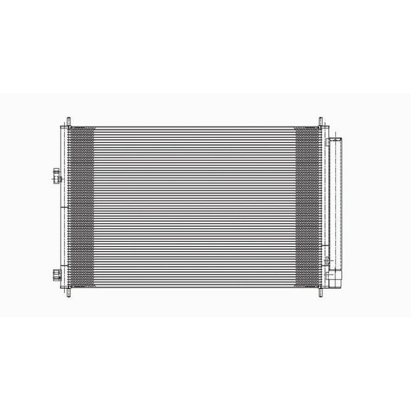 TYC A/C Condenser Fits select: 2006-2012 TOYOTA RAV4