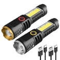 thumbnail image 2 of XPE COB LED Linterna impermeable para acampar Lámpara de antorcha de 4 modos para exteriores (Oro) Hugtrwg Para estrenar, 2 of 9