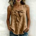 thumbnail image 2 of Msgweeeg Womens Summer Tops Sleeveless Solid Color Womens Shirts Square Neck Regular Fit Casual Vacation Summer Clothes, 2 of 8