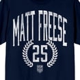 thumbnail image 2 of USSF X USMNTPA Matt Freese 25 Adult Navy Crew Neck Short Sleeve T-shirt-3XL, 2 of 7