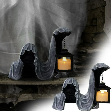 Halloween Home Garden Night Light Decorative Lamp Statue For Home Indoor Outdoor Garden Ornament