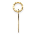 thumbnail image 2 of Diamond2Deal 14K Yellow Gold Small Script Letter S Initial Pendant for Women, 2 of 6