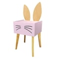 thumbnail image 1 of Buro Mesa De Noche Orejas Conejo Recamara Niña Luz Led Rosa Bigotes, 1 of 4
