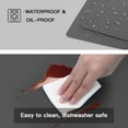 thumbnail image 3 of Extra Large Silicone Mat, Silicone Mats for Kitchen Counter 47.3''x23.6''x0.08", 2MM Nonslip Heat Resistant Mat, Countertop Protector, Nonstick Waterproof Craft Mat Table Placemat(Dark Gray), 3 of 13