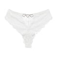 thumbnail image 3 of Blmnix Cheeky Ladies Underwear Panties Sexy Panties Thong Underwear Boxer Shorts Lace Panties White Panties for Women Sexy,M, 3 of 4
