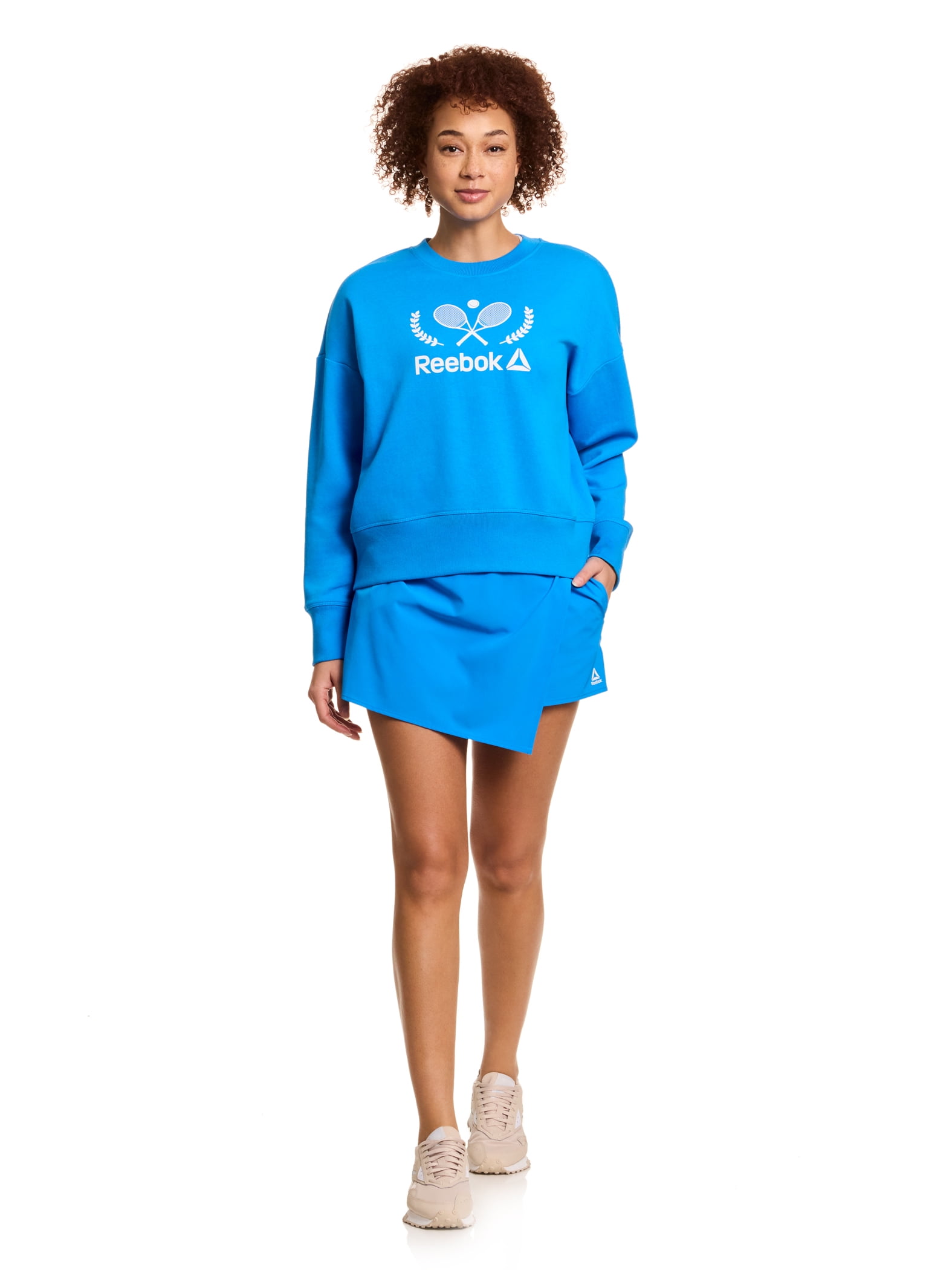 Reebok Women's Prep Crewneck Sweatshirt, Sizes XS-XXXL