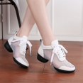 thumbnail image 1 of XIHAHA zapatos de baile de cuero genuino botas de cuero zapatos de baile cuadrados aumentar zapatillas de baile botas zapatos de baile de suela blanda modernos, 1 of 4