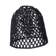 thumbnail image 2 of Pantalla de lámpara tejida con cuerda, pantalla de mesa, estilo bohemio Vintage, lámpara colgante, cubierta de lámpara para lámpara de noche y cafeter Negro S, 2 of 8