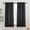Black, variant on Flax Linen Sheer Curtains for Patio Sliding Door, Grommet Semi Sheer Linen Blend Curtains Privacy Drapes with Light Filter for Villa/Cottage, W70 x L84, Purple Brown, 1 Pair