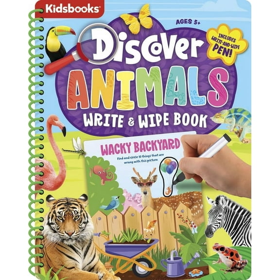 Animals Discover, (Spiral-Bound)