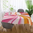 thumbnail image 5 of Yayeee Tablecloths for Rectangular Tables 54 x 54 inch Party Table Cover, Swirling Lines, 5 of 6