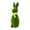 Gray, variant on 1Pcs Easter Green Flocked Bunny Figurine Easter Bunny Decorative Ornament with Bowtie Green Moss Rabbit Sculpture for Spring Decor Party Gifts Baking Table Home Decor 9in Standing Rabbit