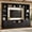 Black, variant on Farmhouse Entertainment Center Wall Unit with Drawers & Adjustable Shelves, TV Stand Media Console with Bridge for TVs Up to 70"