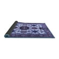 thumbnail image 2 of Ahgly Company Indoor Round Persian Blue Traditional Area Rugs, 5' Round, 2 of 4