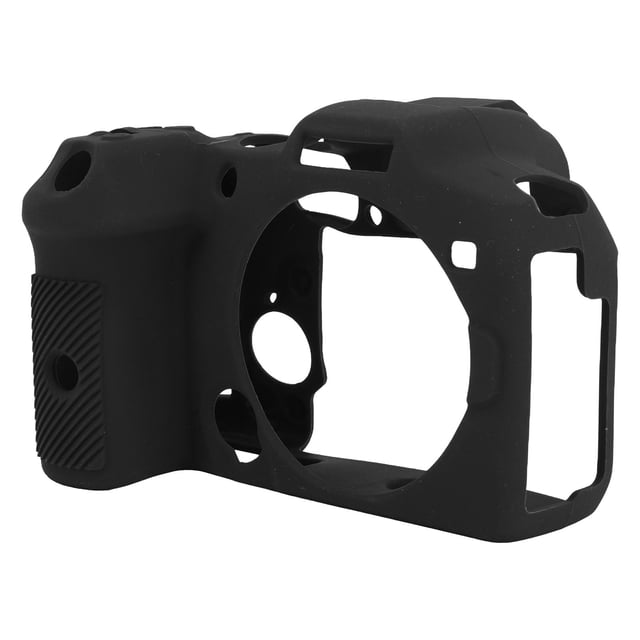 Funda de silicona suave para cámara, funda protectora de silicona antideslizante para cámara digital R7, color negro