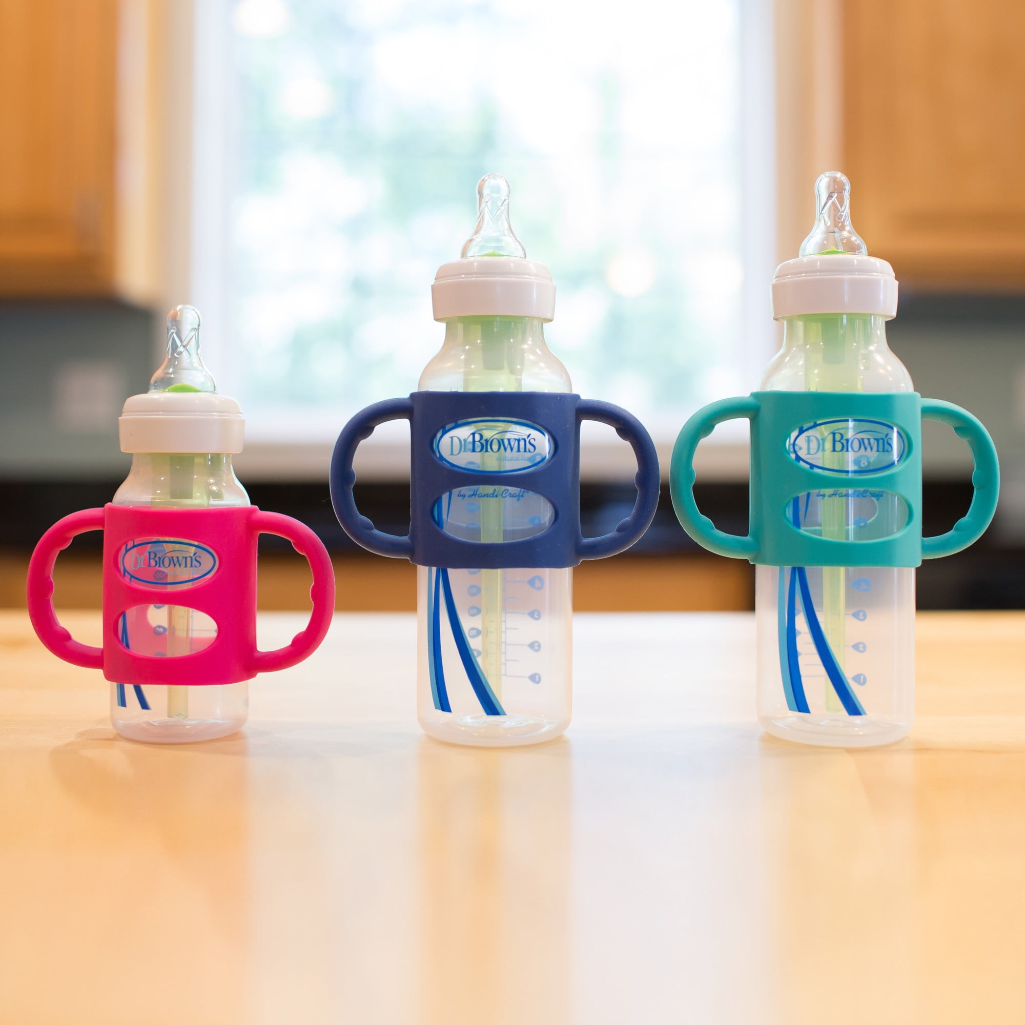 Generic Bottle Handles for Wide Neck Feeding Baby BottlesSN 