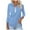 Light Blue, variant on DecSea Women's Shirts Long Sleeve 1/4 Zip Quick Dry Workout Hiking Athletic Shirts Rash Guard