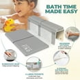 thumbnail image 3 of Baby Bath Kneeler And Elbow Rest Pad Set - Bath Kneeling Pad For Bathing Baby - Baby Bath Knee Pad Bathing Baby - Comfortable Bath Kneeling Mat Extra Thick, Soft - Baby Bath Elbow Rest - Bazaar Find, 3 of 7