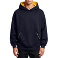 thumbnail image 2 of Stamzod Hoodies for Men Fall Winter Long Sleeve Fleece Lined Sweatshirt Casual Loose Athletic Pullover Hoodie Sweatshirts with Pocket, 2 of 10