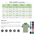 thumbnail image 4 of HAJWOH Polo Shirts for Men Dressy Casual Button Collared Golf T Shirt Classic Solid Color Business Summer Blouses, 4 of 7
