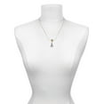 thumbnail image 3 of Delight Jewelry Silvertone Christmas Tree Zig Zag Mia Monkey Charm Necklace, 3 of 4